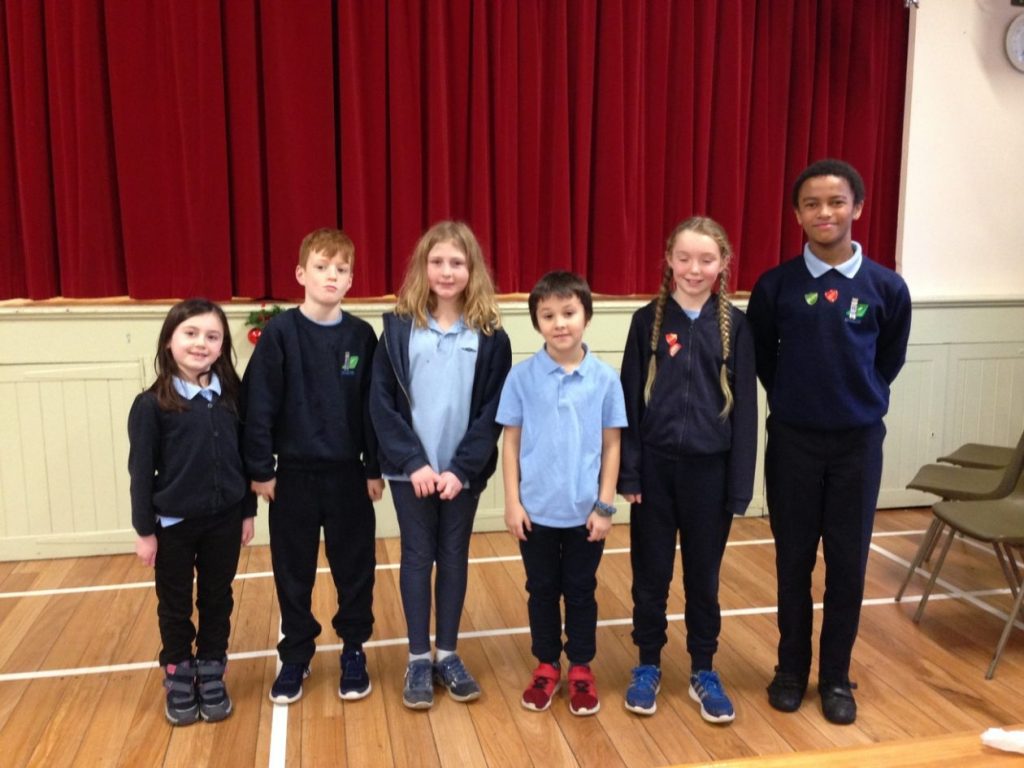 Our Class Spelling Bee Winners